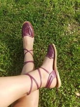 Load image into Gallery viewer, Lupita Lace-Ups (Morado)
