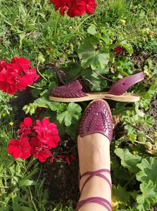 Lupita Lace-Ups (Morado)